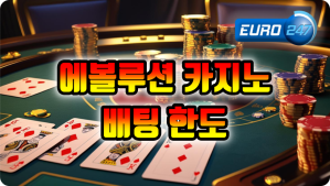에볼루션 카지노 배팅 한도